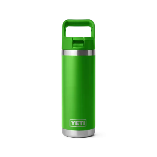 Yeti Rambler Bottle with Straw Cap 18 oz Canopy Green