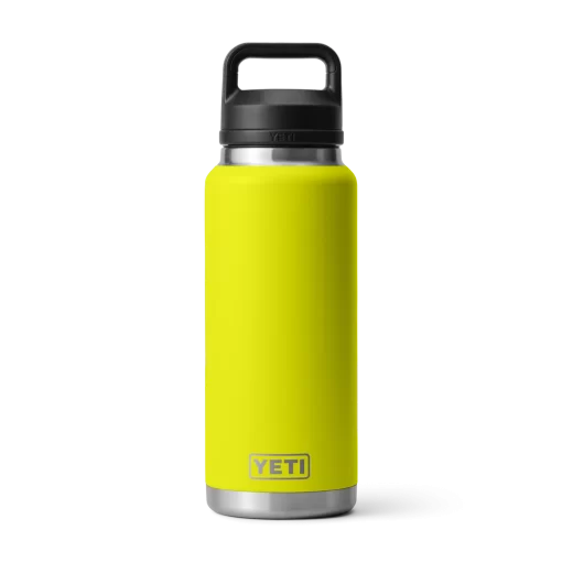 Yeti Rambler 36 oz Bottle w/ chug cap Firefly Yellow