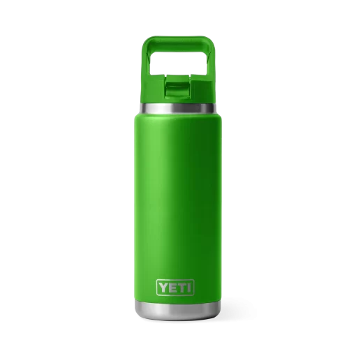 Yeti Rambler Bottle with Straw Cap 26 oz Canopy Green