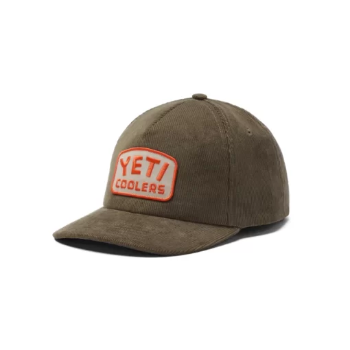 Yeti Wetlands Corduroy Snapback Hat Brown