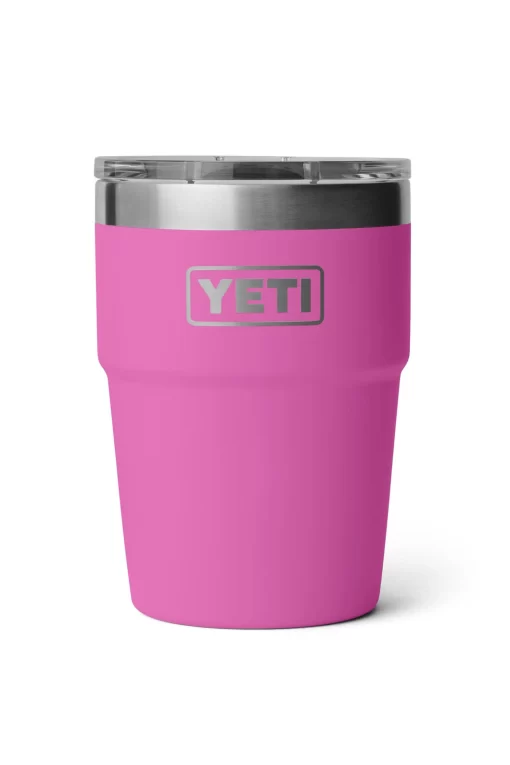 Yeti Rambler 16 oz Stackable Cup Wildflower Fuchsia