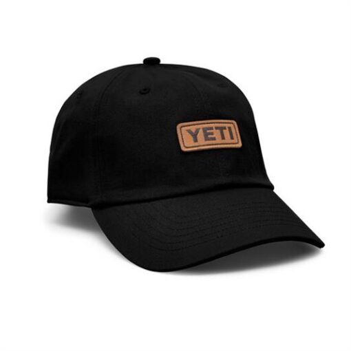 Yeti - Badge Logo Leather - Soft Crown Hat -