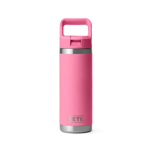 Yeti Rambler 18 oz Straw Bottle Harbor Pink