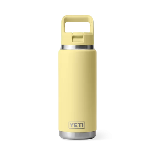 Yeti Rambler Bottle with Straw Cap 26 oz Daybreak Yellow