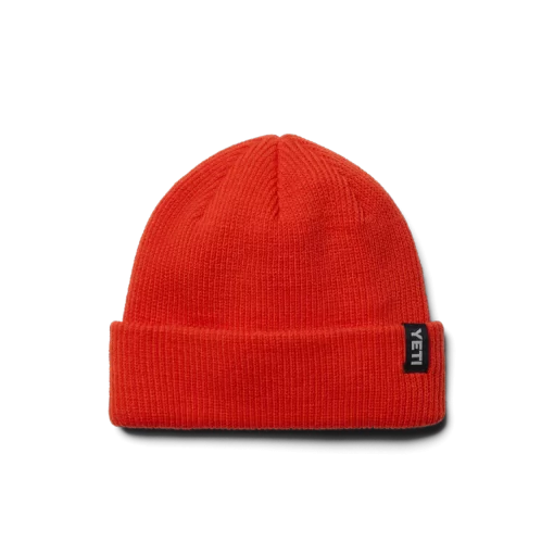 Yeti Logo Badge Beanie Orange