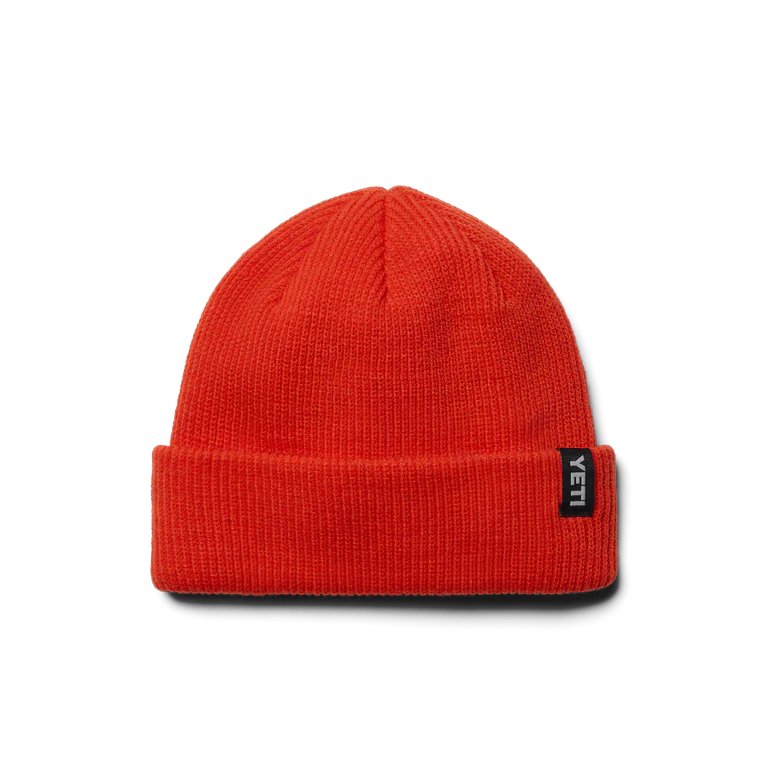 Yeti Logo Badge Beanie Orange