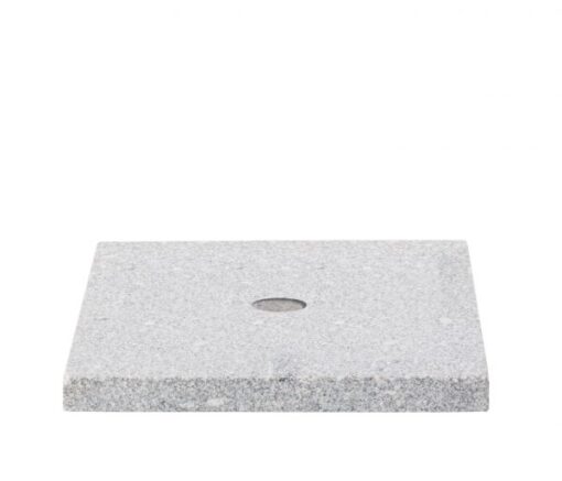 Shelta - Granite Base Weight - 20kg - 76mm Hole - SQUARE - Suit Centrepost Umbrella Bases For Added Weight