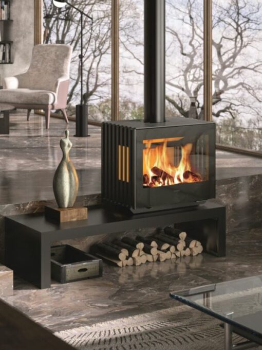 Hergom - Wood Heater - Glance Modular Freestanding - 100-150m2