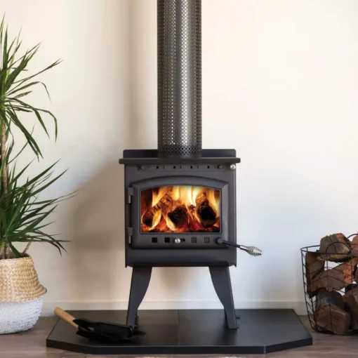 Kalora - Wood Heater - Radiant - Free Standing - 425R - Black - 15.6kW - up to 140m2