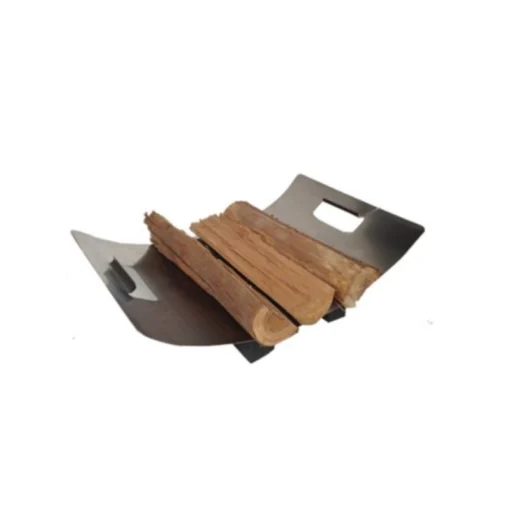 Castworks - Curved Stainless Steel Wood Holder