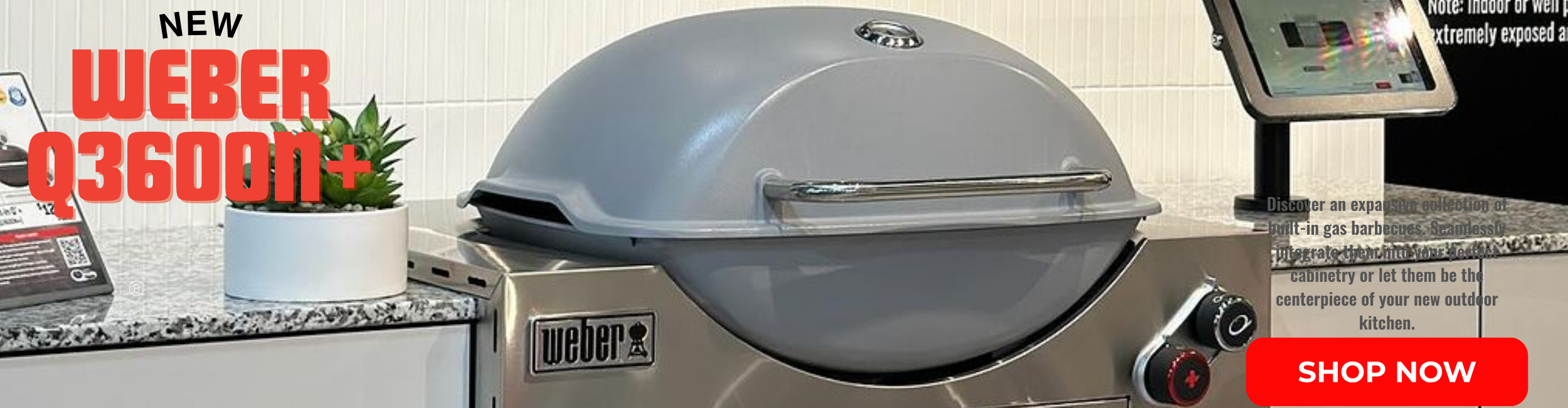 New weber Q3600N+