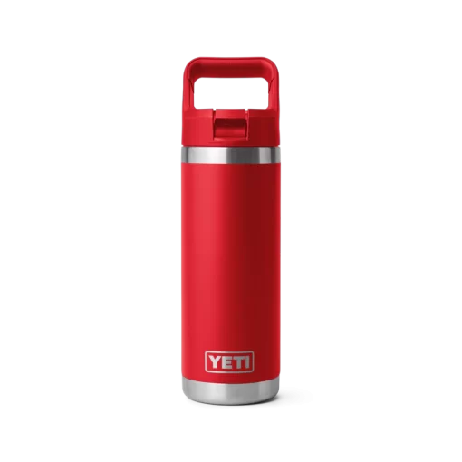 Yeti Rambler 18 oz Straw Bottle Rescue Red