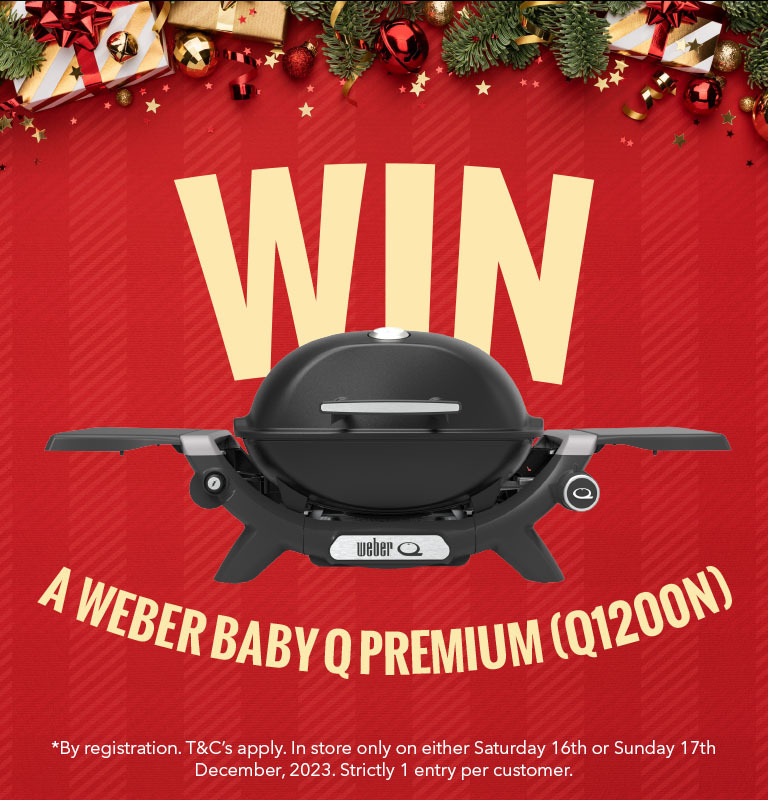 Win a Weber Baby Q Premium (Q1200N)