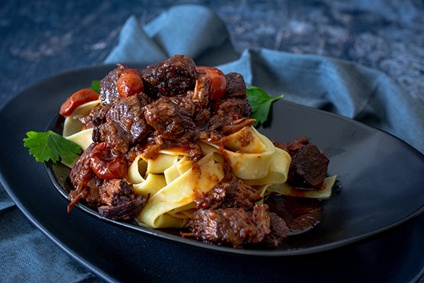 Smoked beef ragu