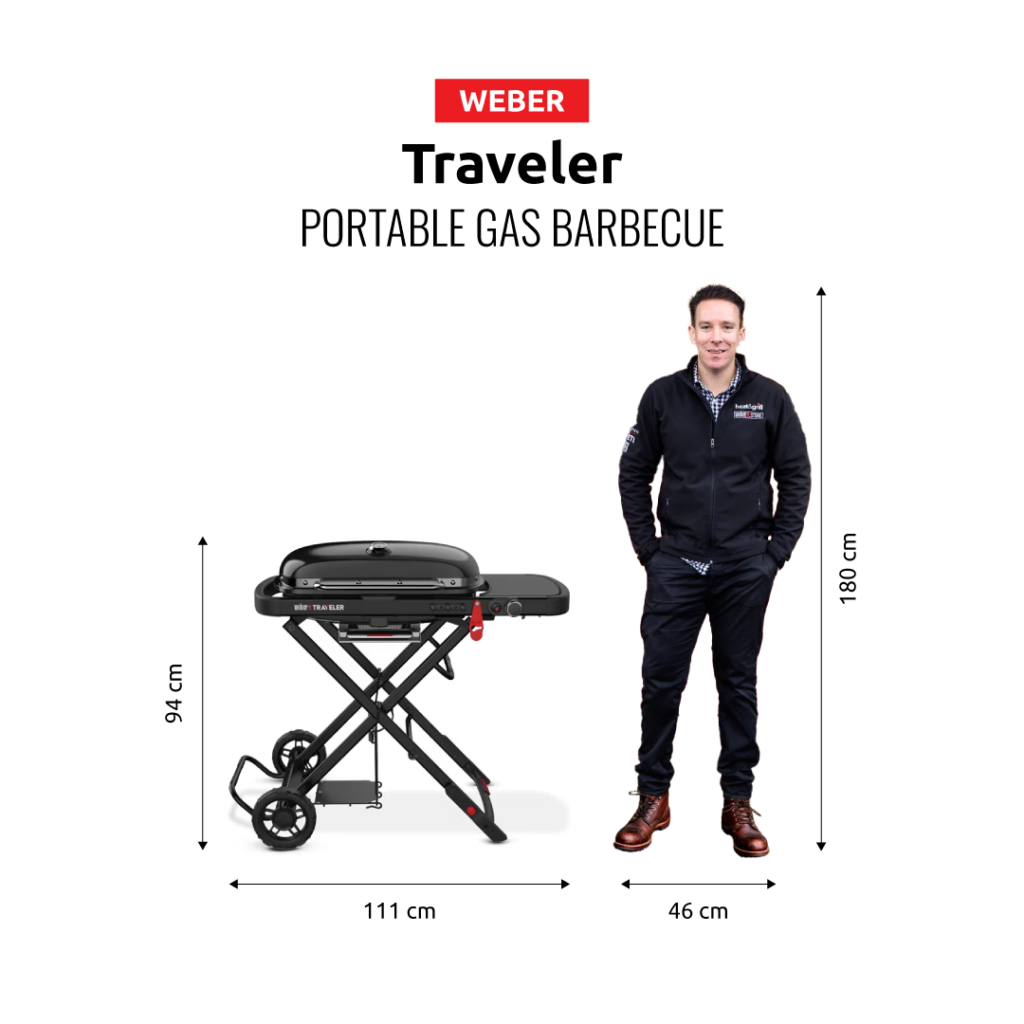 Weber Traveler Dimensions